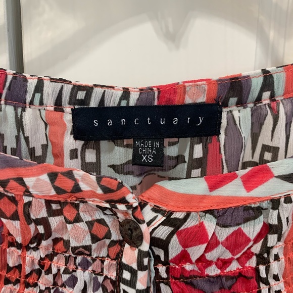 Sanctuary Aztec Print Blouse - Picture 2 of 3